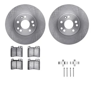 R1 Concepts WFWH1-63048 E- Line Series Brake Rotor W/ Ceramic Brake Pads & Hdw
